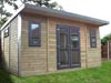 4.5m x 3.5m Extended roof electronic workshop