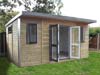 4.5m x 3.5m Extended roof electronic workshop