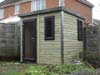 2.5m x 2.0m Pent roof