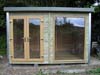 3.5m x 2.5m Pent with custom picture window